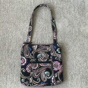 EC Vera Bradley Floral Print Quilted Crossbody Bag
